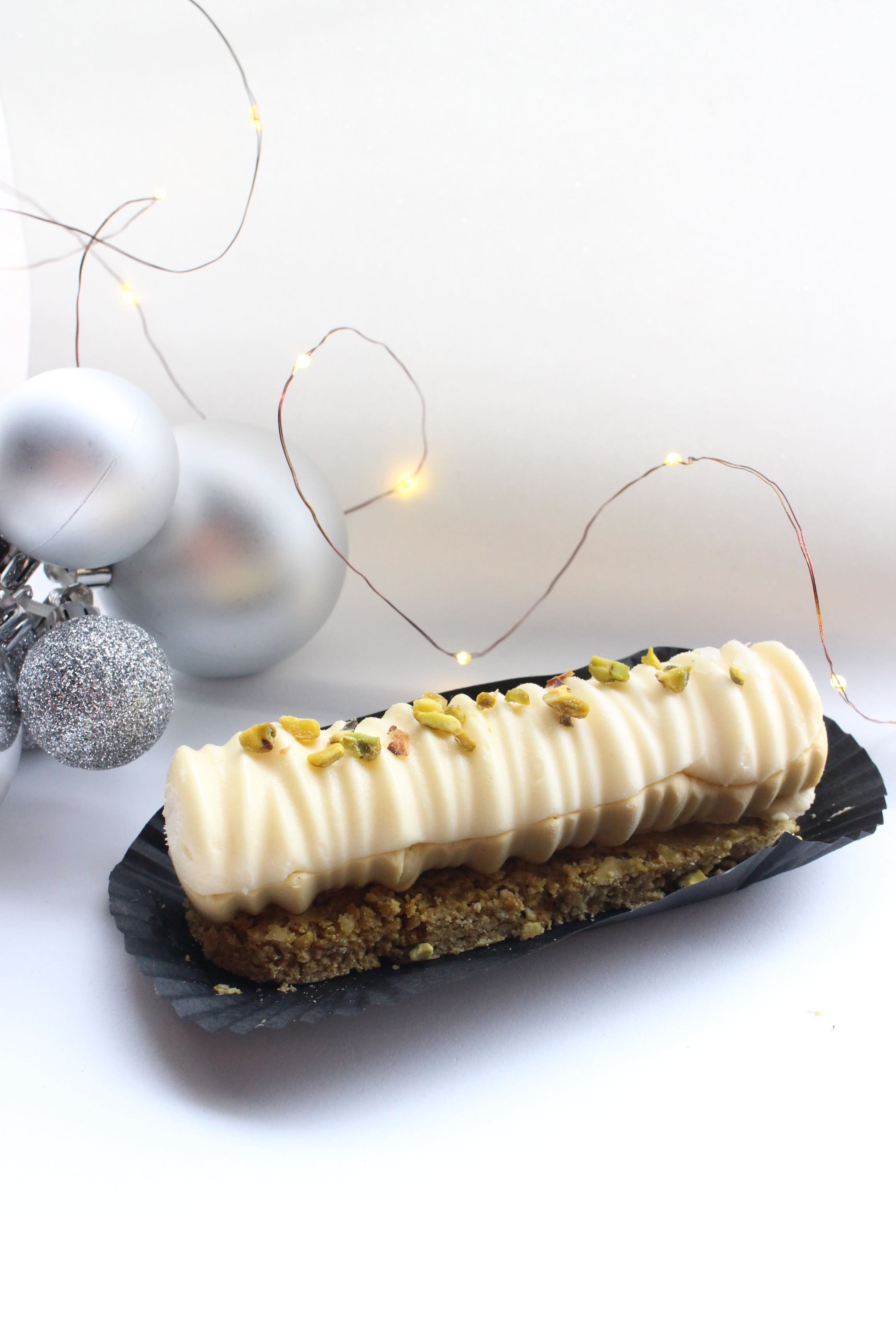 Bûchette pistache fleur d'oranger